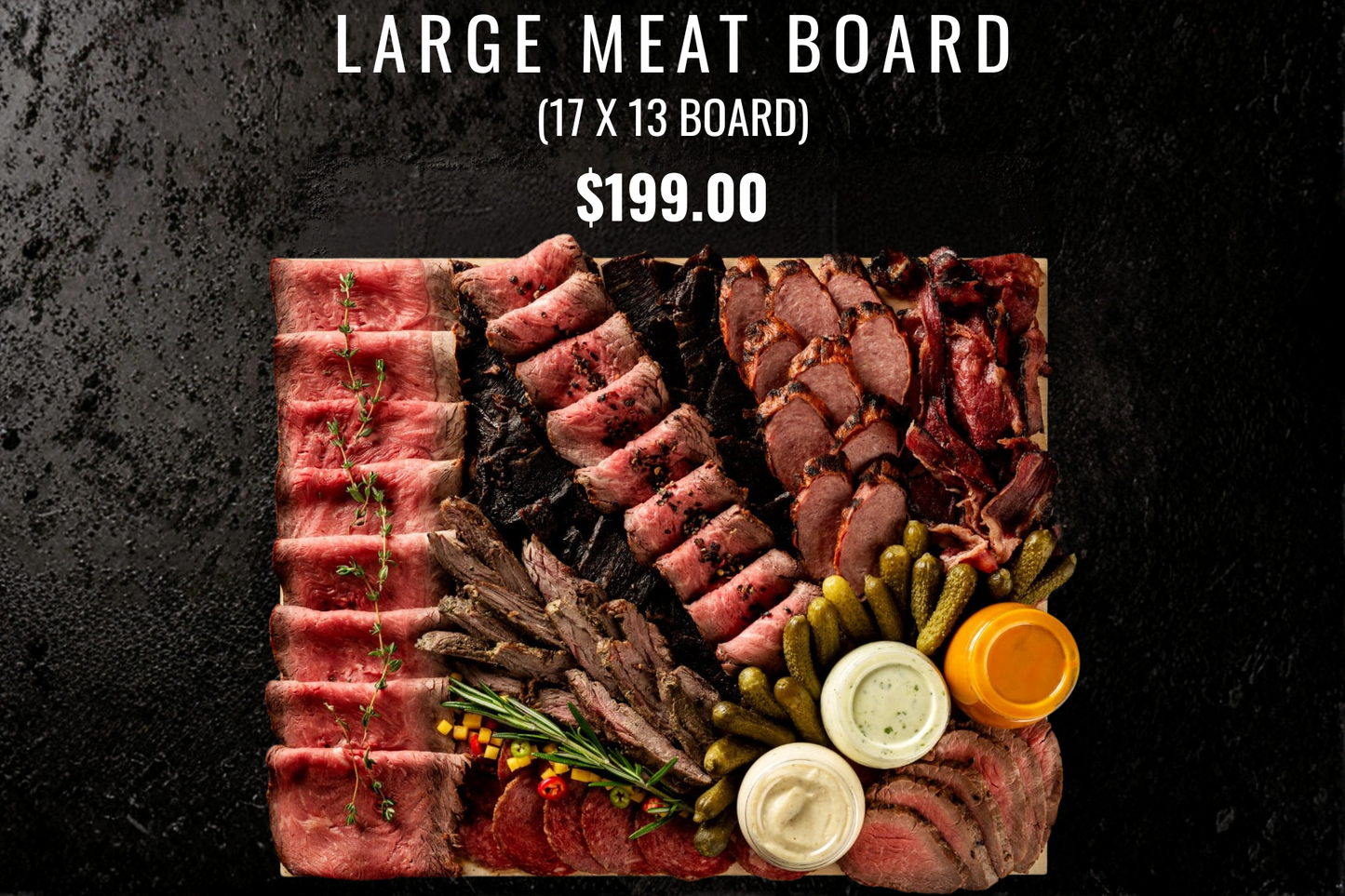 LARGE MEAT BOARD (17x13 BOARD)
