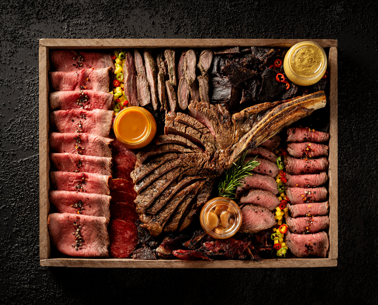 DELUXE MEAT BOARD (17x13 BOARD)